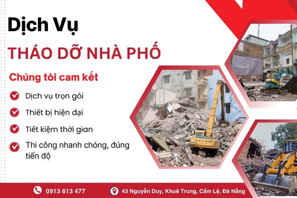 Tháo Dỡ Nhà Phố Đà Nẵng – Dịch Vụ Chuyên Nghiệp, Nhanh Gọn, An Toàn